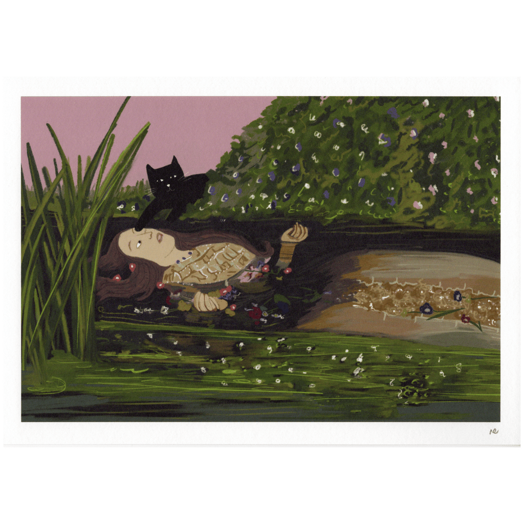 Kunstdruck Ofelinea Cat, A4-Print