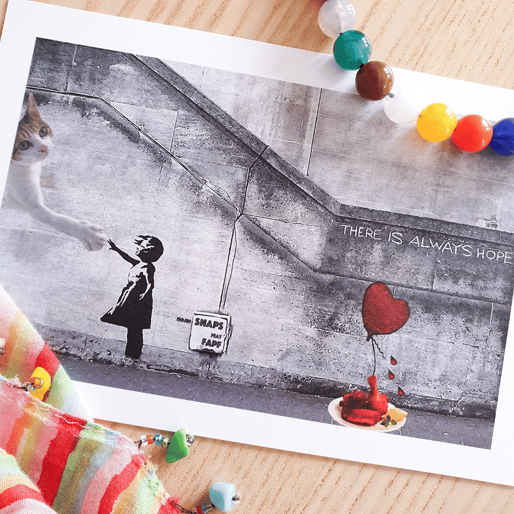 Pop-Art-Postkarte "There Is Always Hope"