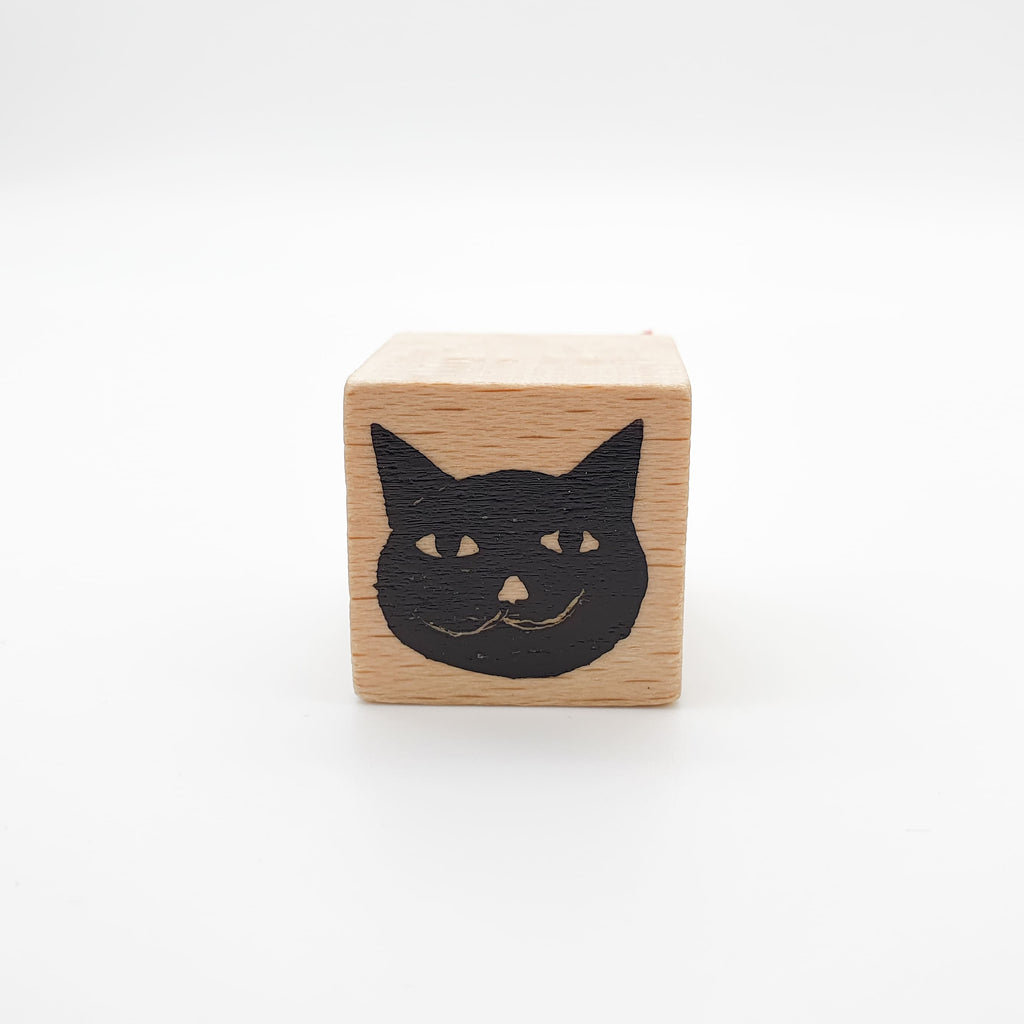 Stempel in Form eines Katzenkopfes