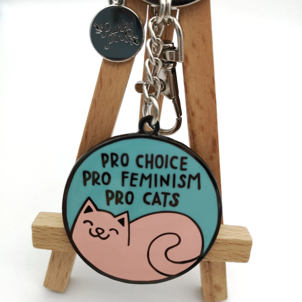 Schlüsselanhänger "Pro Cats" aus Emaille Sir Mittens