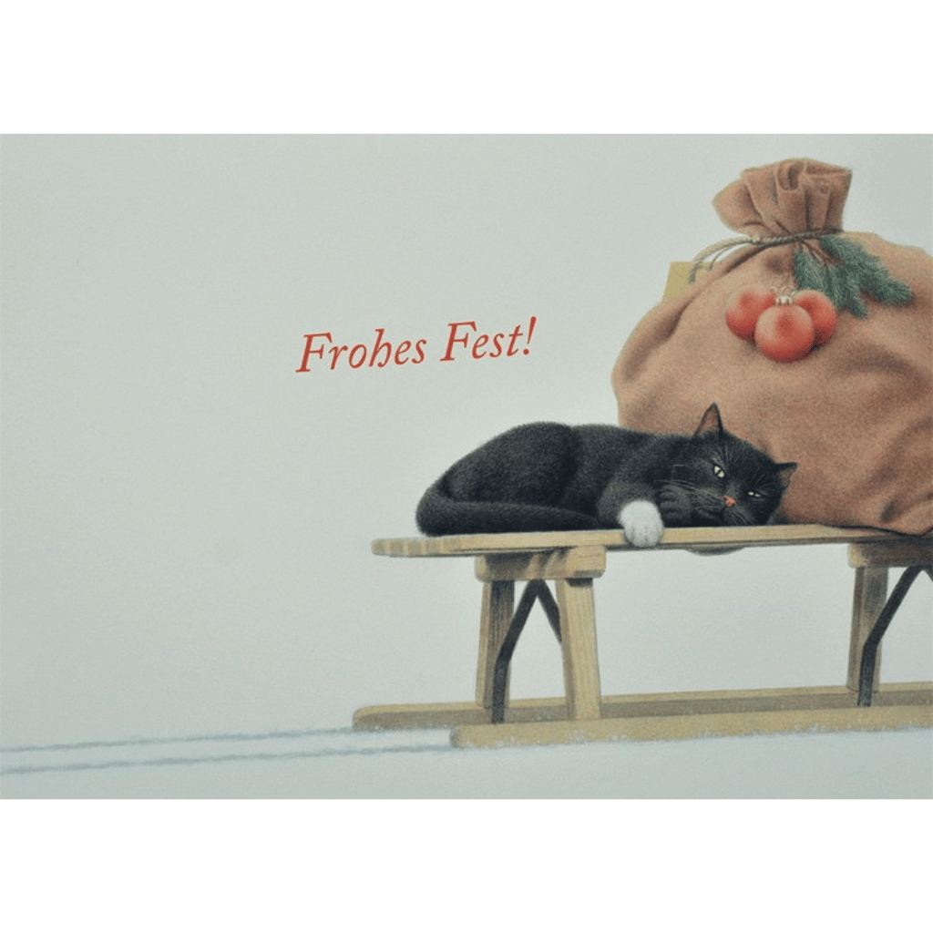 Postkarte "Frohes Fest", Quint Buchholz
