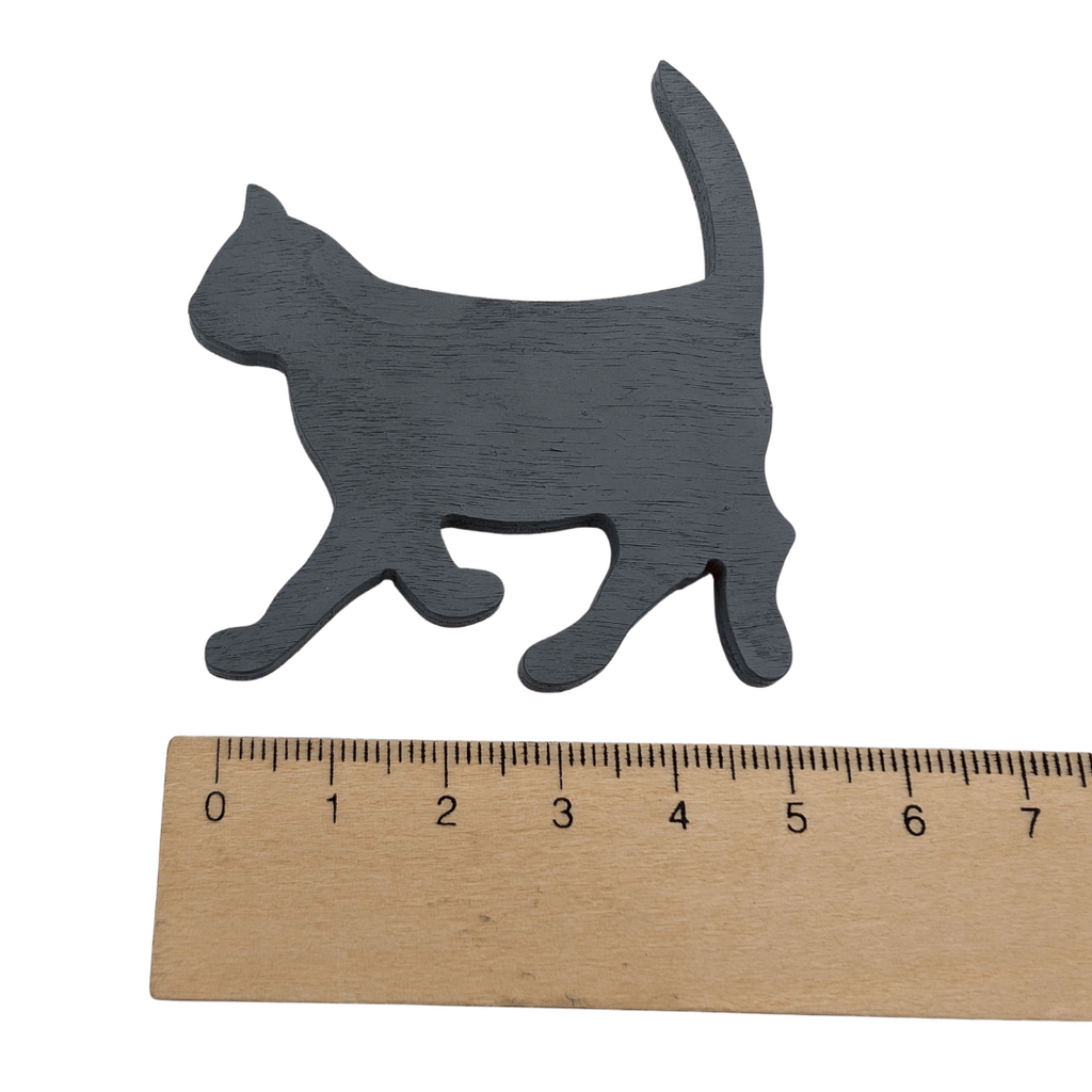 Minimalistischer Katzenmagnet aus Schweden, 3 Farben