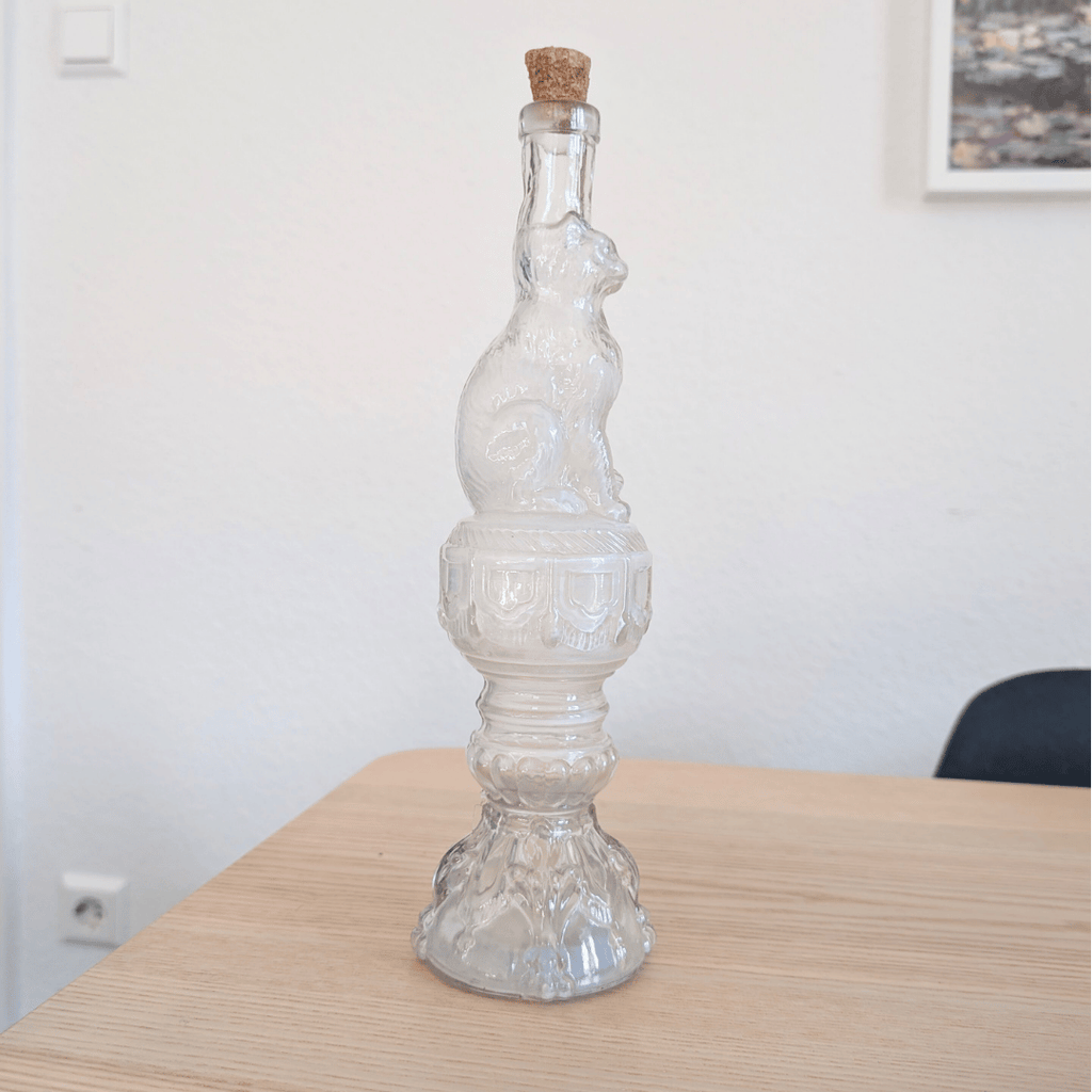 Antike Glasflasche von Legras, Frankreich, um 1900