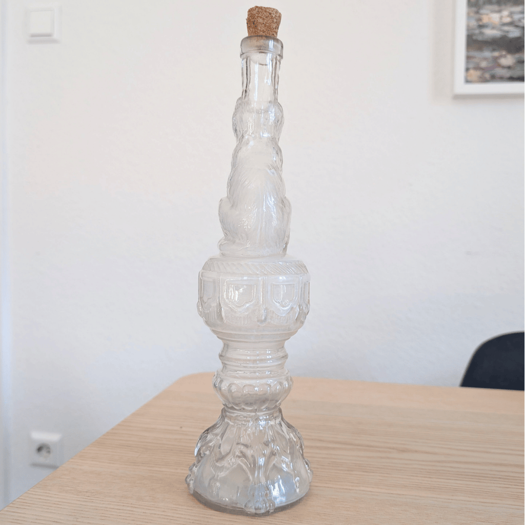 Antike Glasflasche von Legras, Frankreich, um 1900