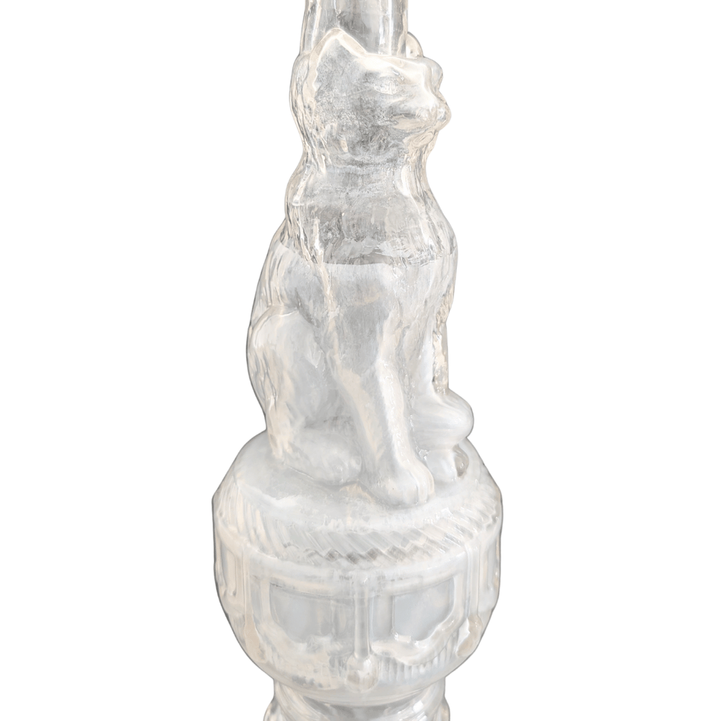 Antike Glasflasche von Legras, Frankreich, um 1900