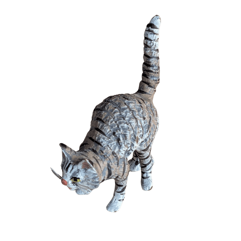 Antike kaltbemalte Wiener Bronze Katzenfiguren, 3 Varianten