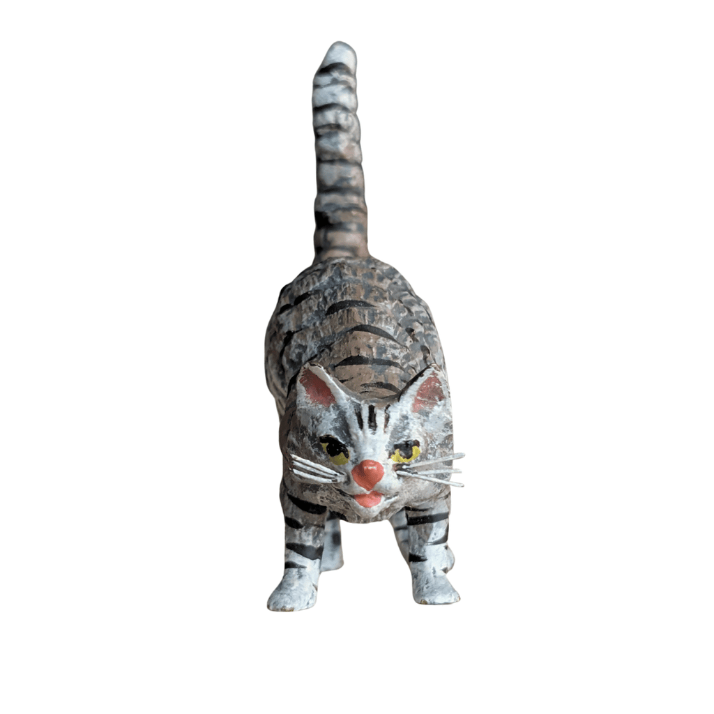 Antike kaltbemalte Wiener Bronze Katzenfiguren, 3 Varianten