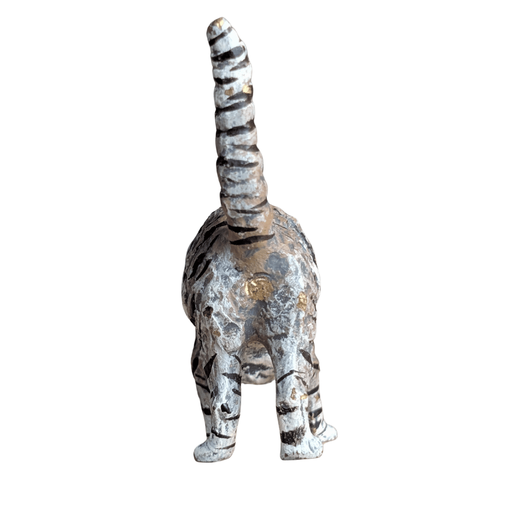 Antike kaltbemalte Wiener Bronze Katzenfiguren, 3 Varianten