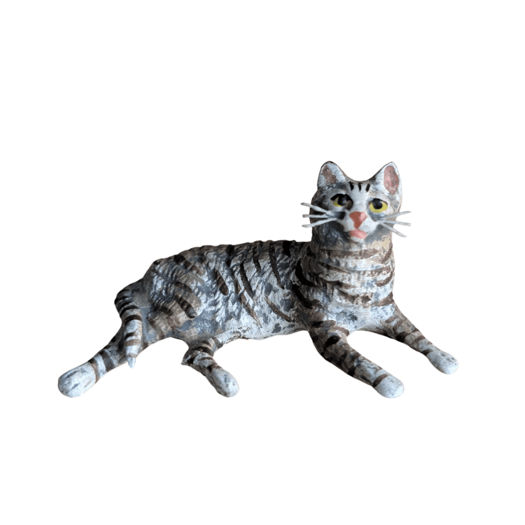 Antike kaltbemalte Wiener Bronze Katzenfiguren, 3 Varianten