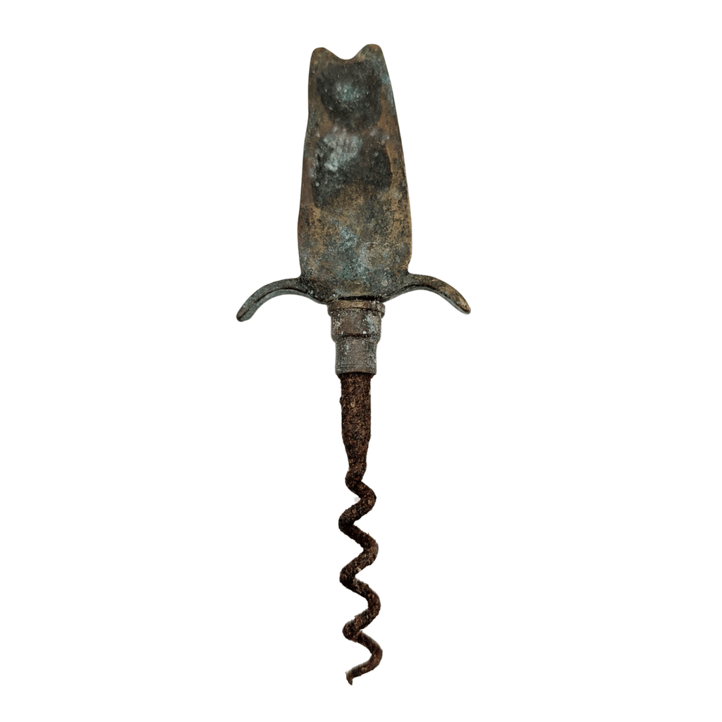 Antiker Katzen-Korkenzieher aus Bronze