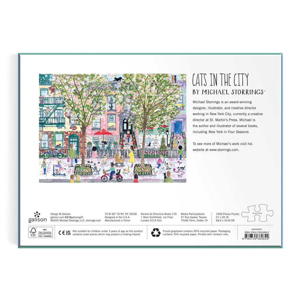 Puzzle "Cats in the City" mit 1000 Teilen