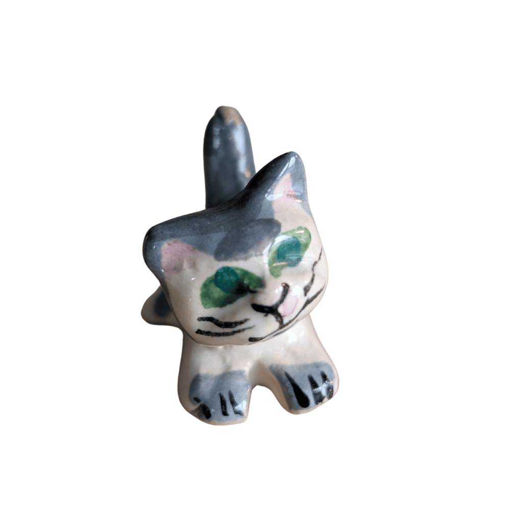 Handgemachte Katzenfiguren, 4 Varianten