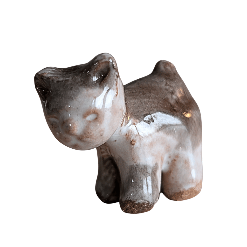 Handgemachte Katzenfiguren, 4 Varianten