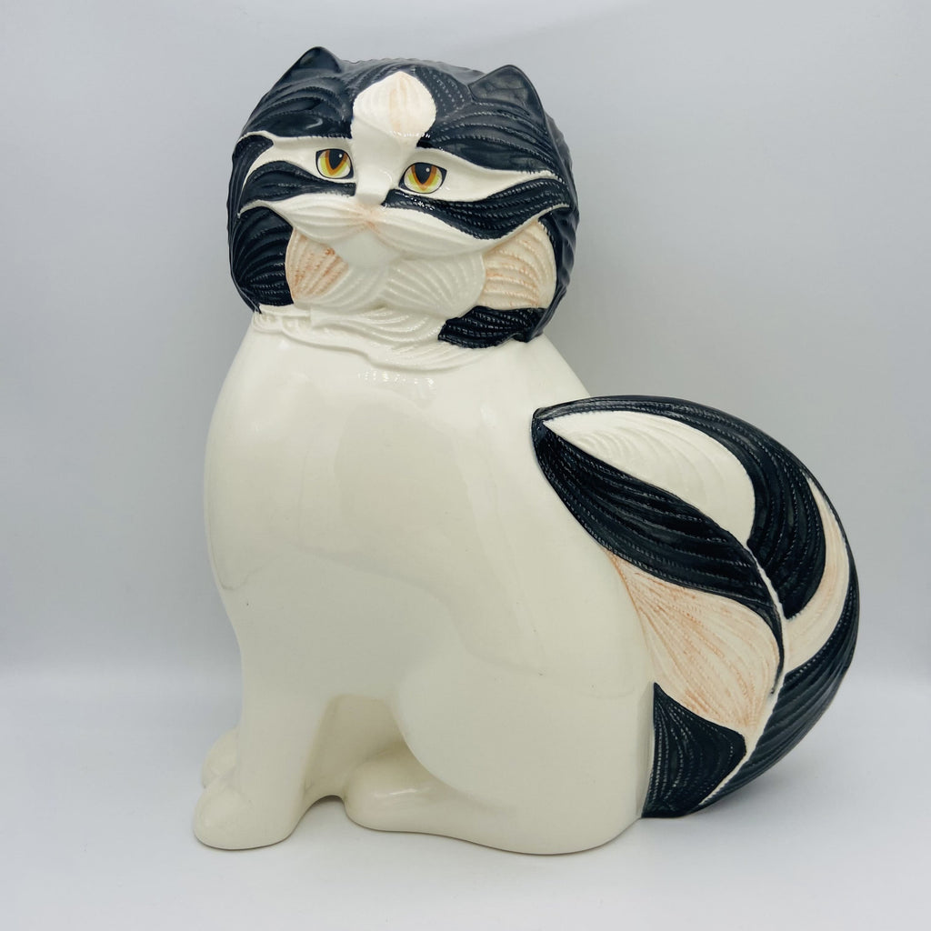 Große Goebel Keramik-Katze, Entwurf von George Selim (1984)