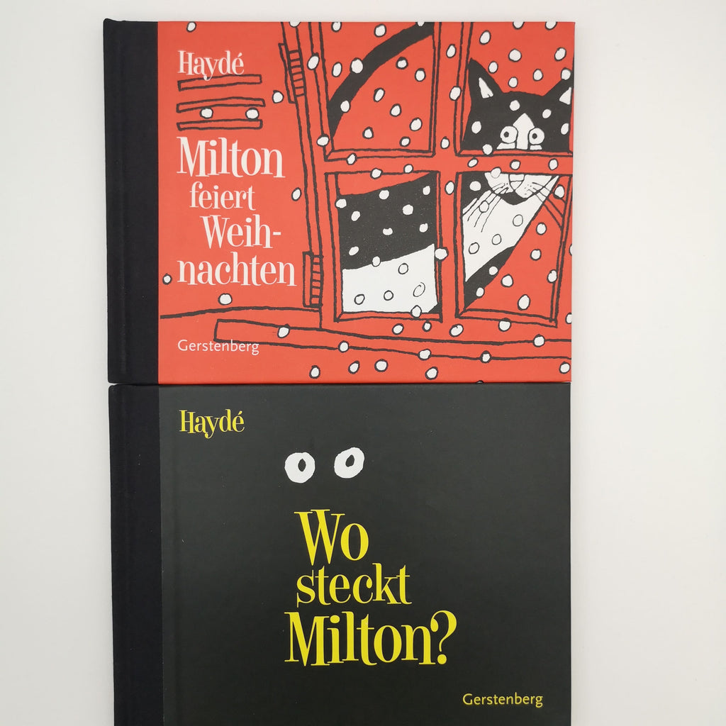 Bücher über Kater Milton, 2 Ausgaben