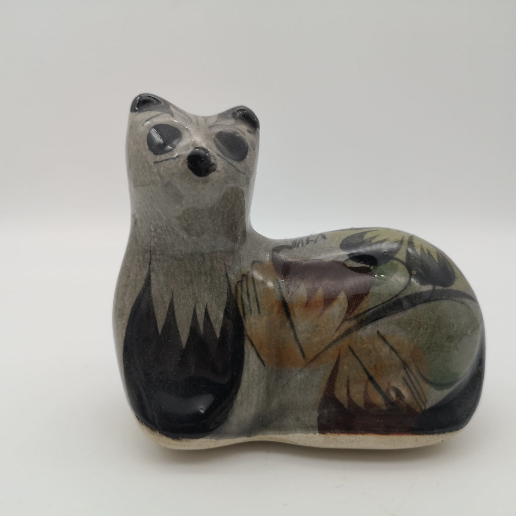Mexikanische Tonala-Katze aus Keramik