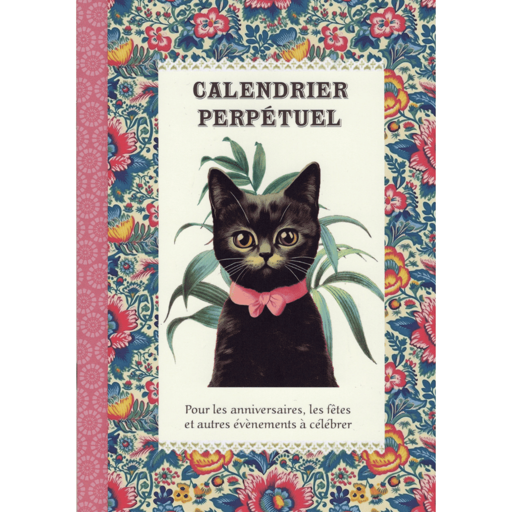 Illustrierter Geburtstagskalender mit Katzenmotiven
