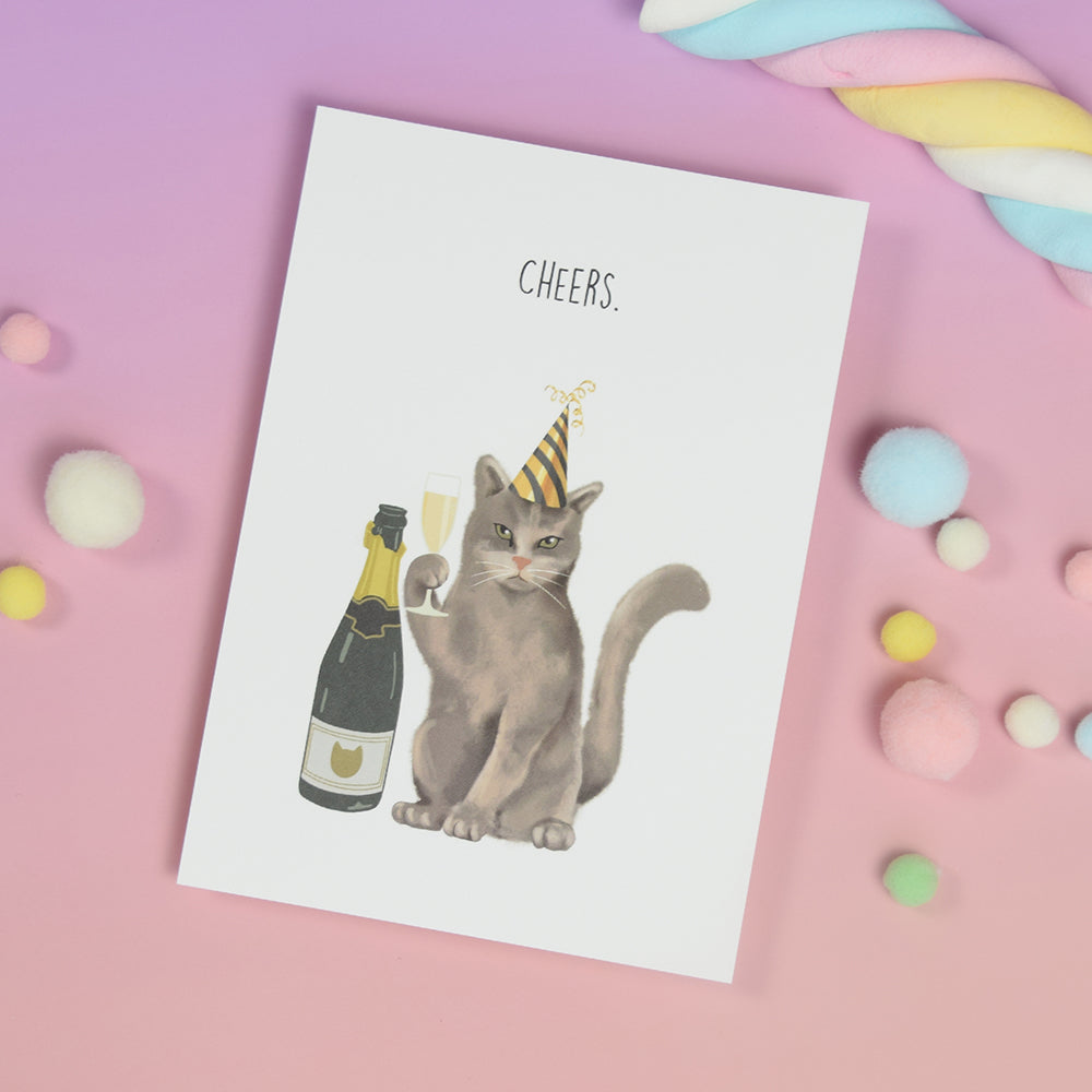 Postkarte "Cheers"