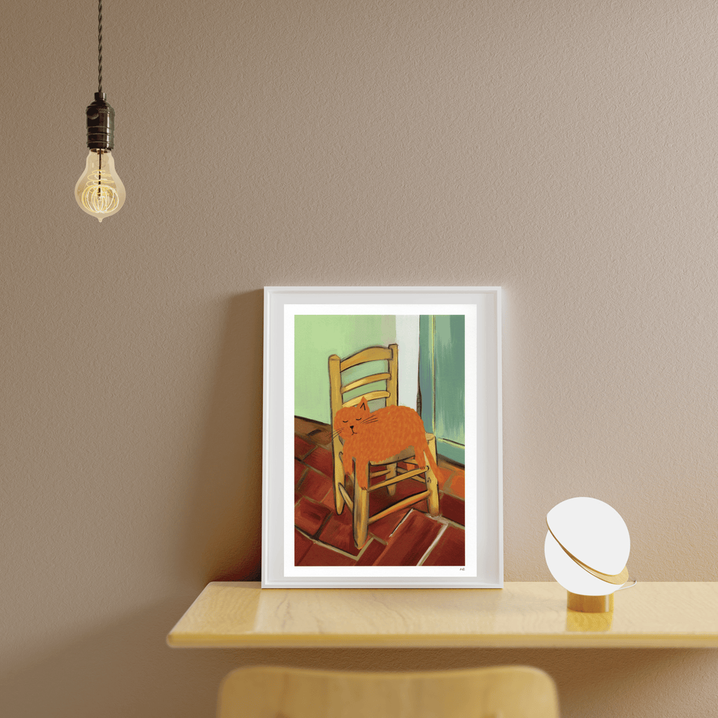 Kunstdruck "Vincat's Chair", A4-Print