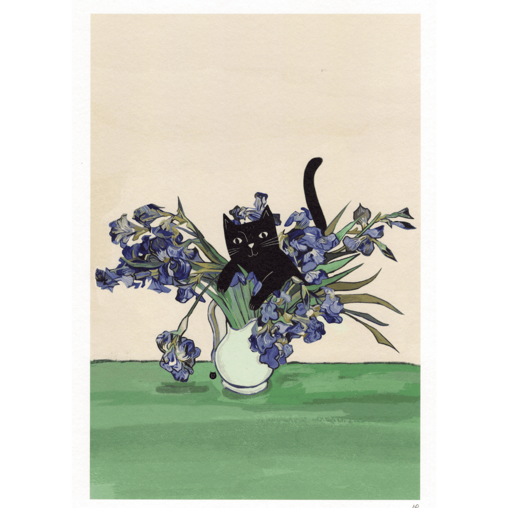 Kunstdruck "Vincat's Irises", A4-Print