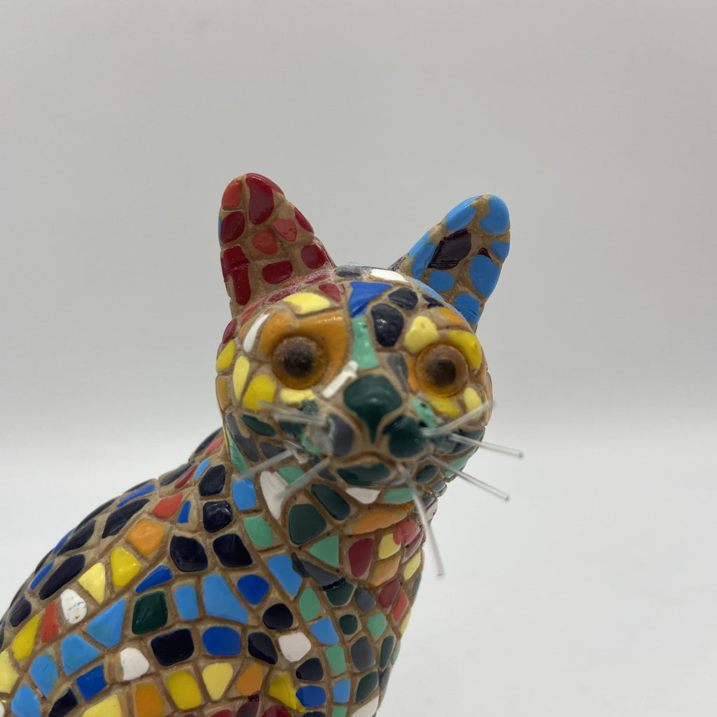 Kunterbunte Mosaik-Katze aus Venedig