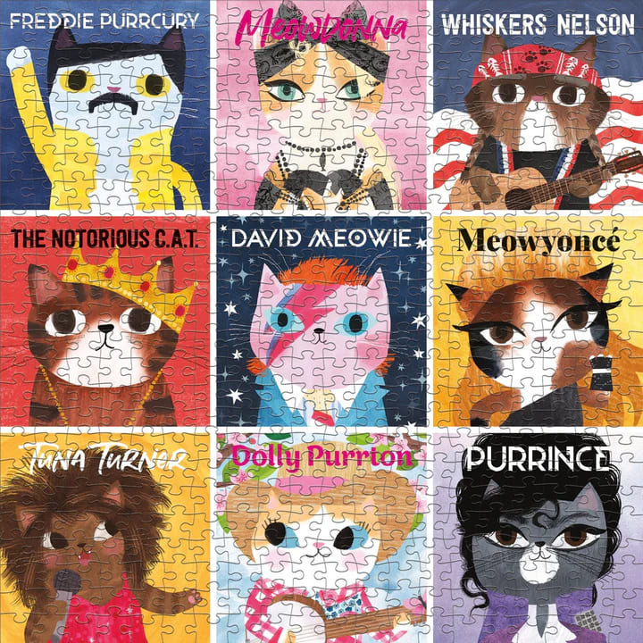 Puzzle "Music Cats" mit 500 Teilen