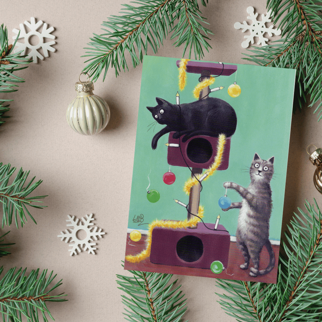 Postkarte "Kratzbaum"