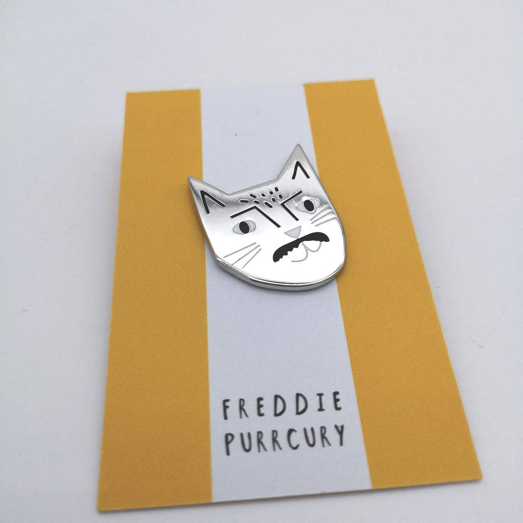 Pin Freddie Purrcury aus Emaille
