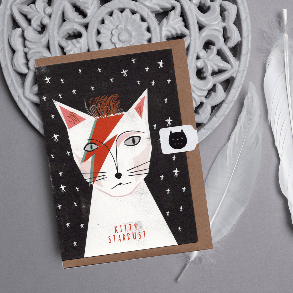 Postkarte "Kitty Stardust"