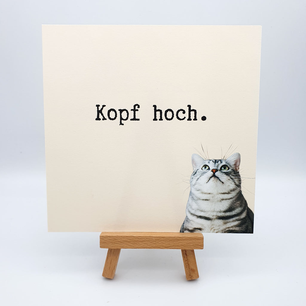 Postkarte "Kopf hoch"