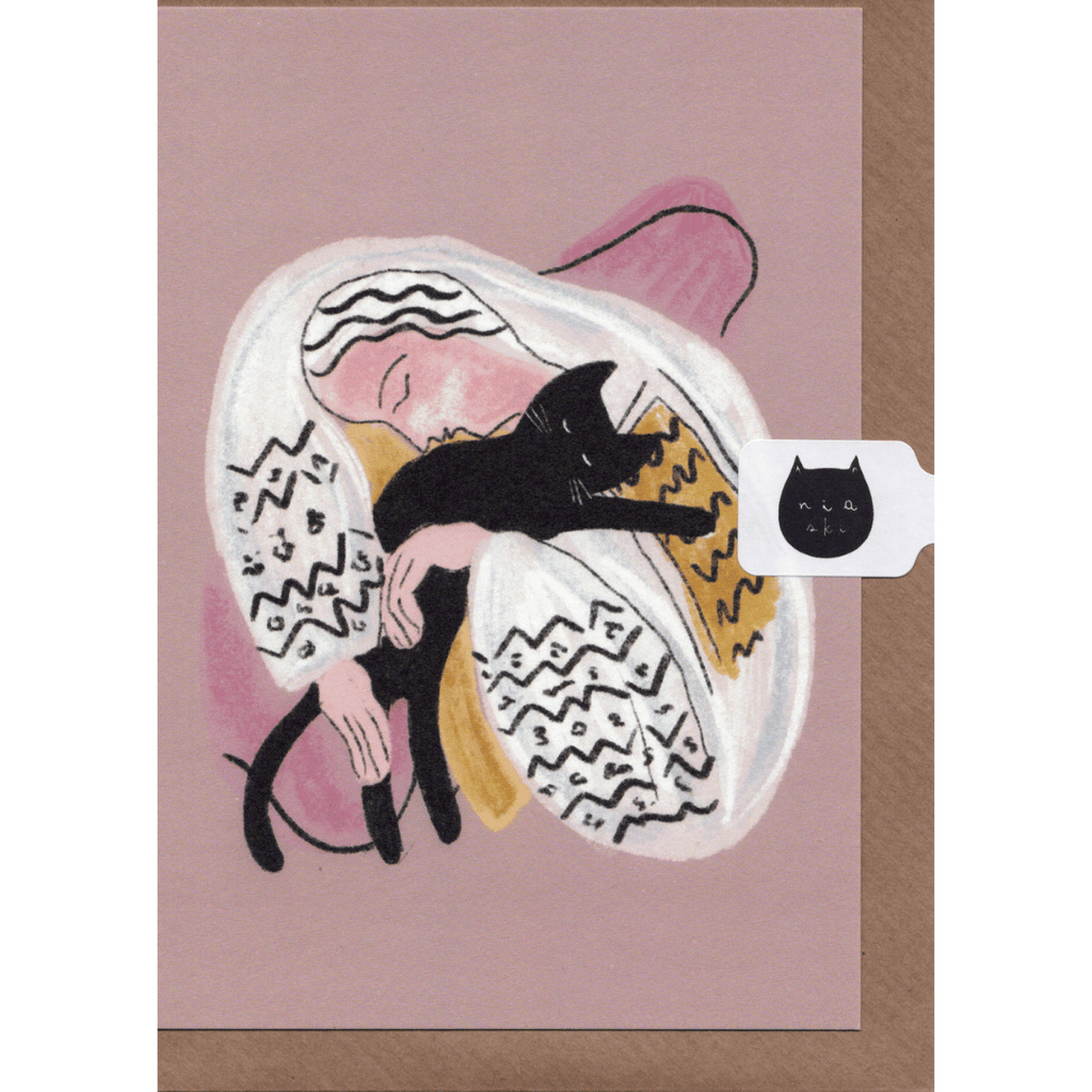 Postkarte Matisse Cat Hug, A6