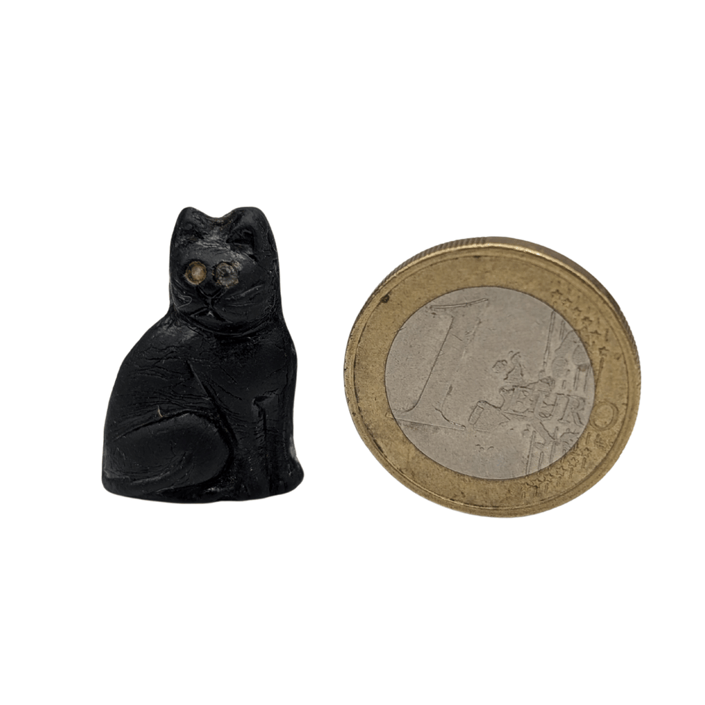 Schwarze Setzkasten-Katzenfiguren, 8 Varianten