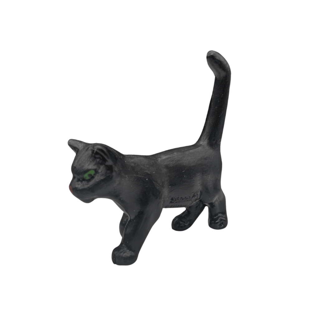 Schwarze Setzkasten-Katzenfiguren, 8 Varianten