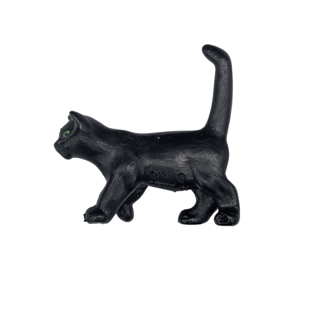 Schwarze Setzkasten-Katzenfiguren, 8 Varianten