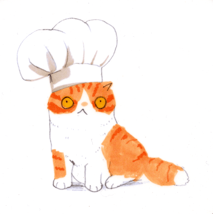 Untersetzer Chefkoch-Katze