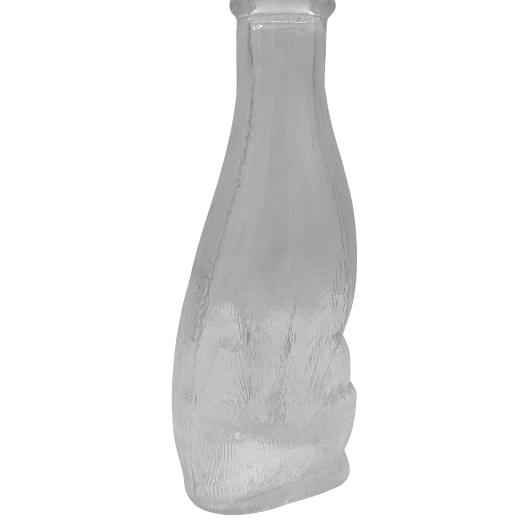 Vintage Empoli Glasflasche Katze, Dekanter transparent