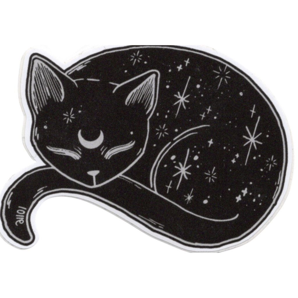 Vinyl-Sticker Mystical Cat
