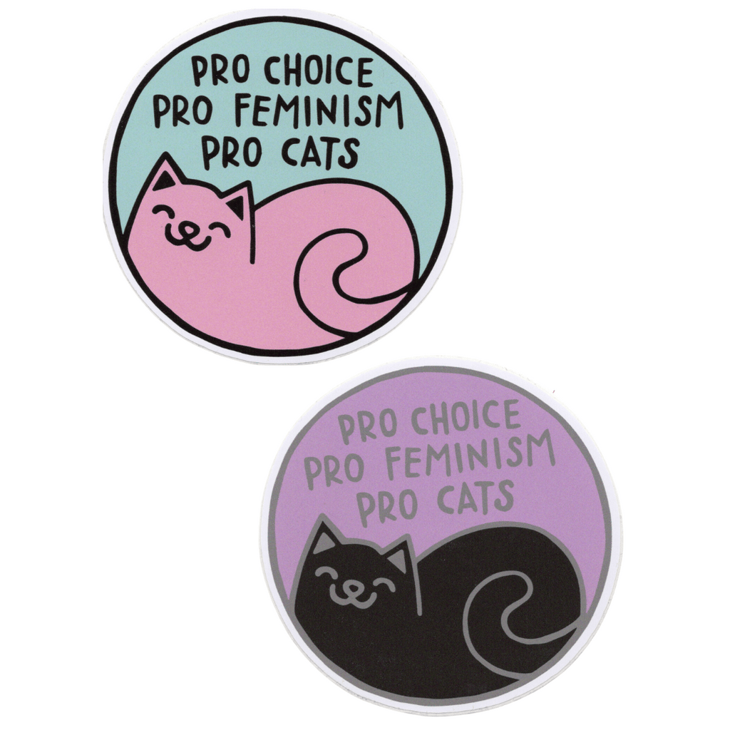 Vinyl-Sticker Pro Cats, 2 Varianten