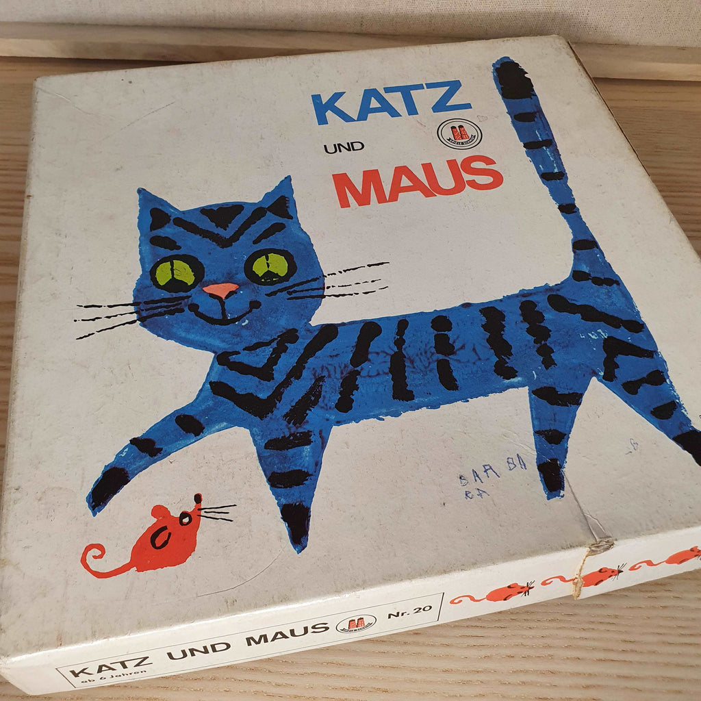 Altes Katz-und-Maus-Spiel, Schmidt, 70er Jahre Sir Mittens