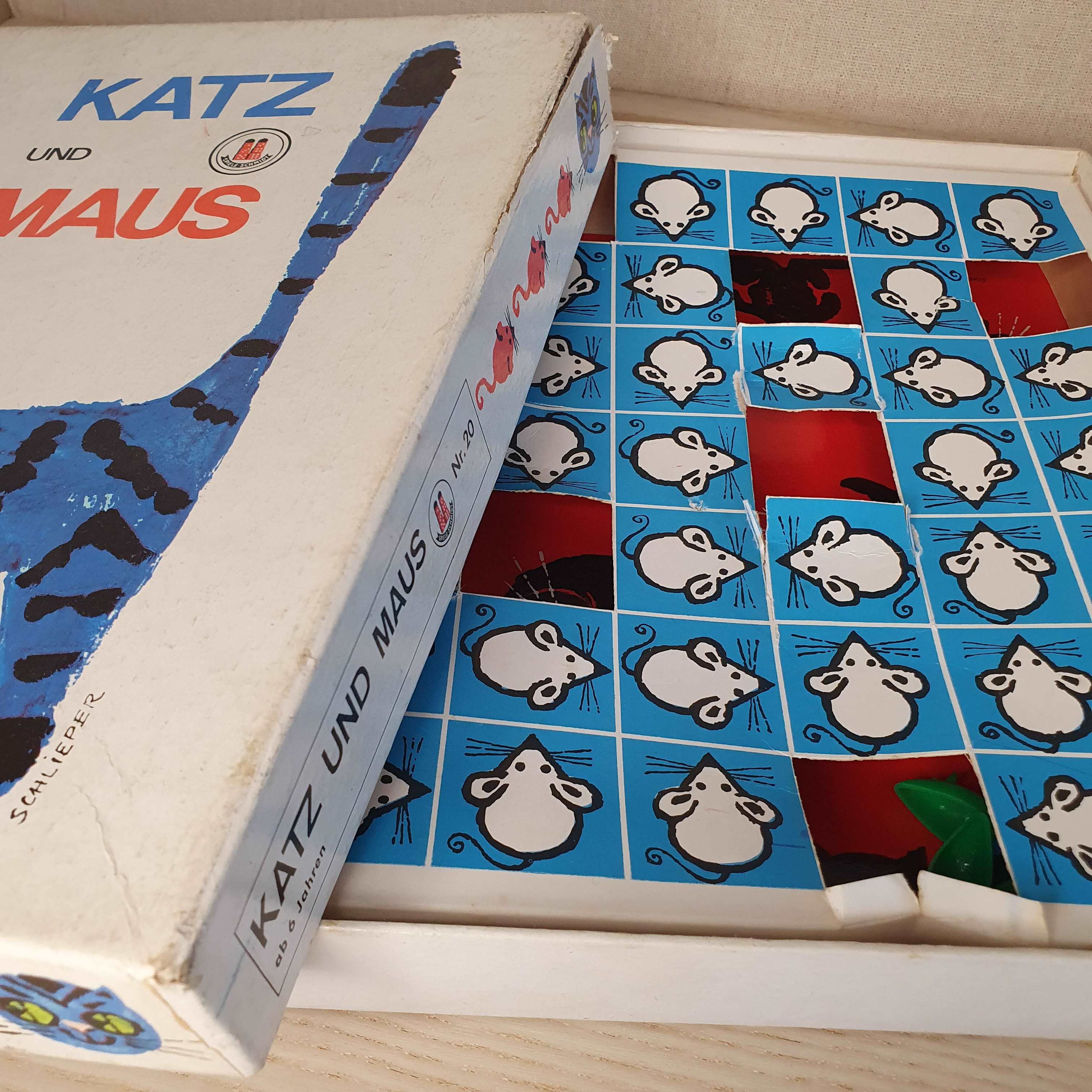 retro spielzeug 70er Altes Katz-und-Maus-Spiel, Schmidt, 70er Jahre | Sir Mittens