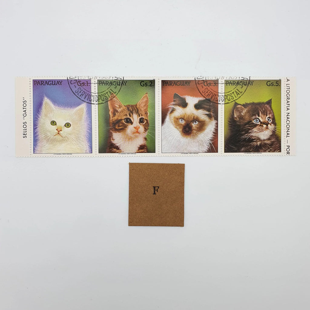 Bunte Katzen-Briefmarkensammlungen, 10 Varianten Sir Mittens