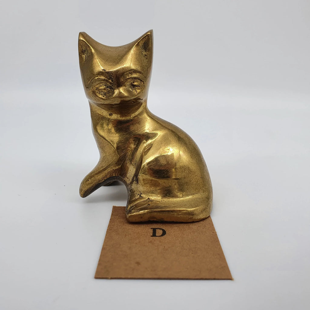 Deko-Katzen aus Messing, 5 Varianten Sir Mittens