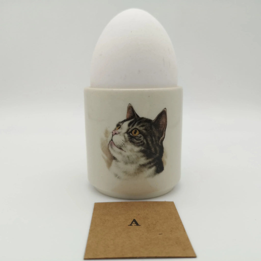 Eierbecher mit Katzenmotiven, 8 Varianten Sir Mittens