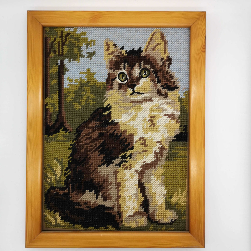 Gobelin-Katzenporträt Sir Mittens