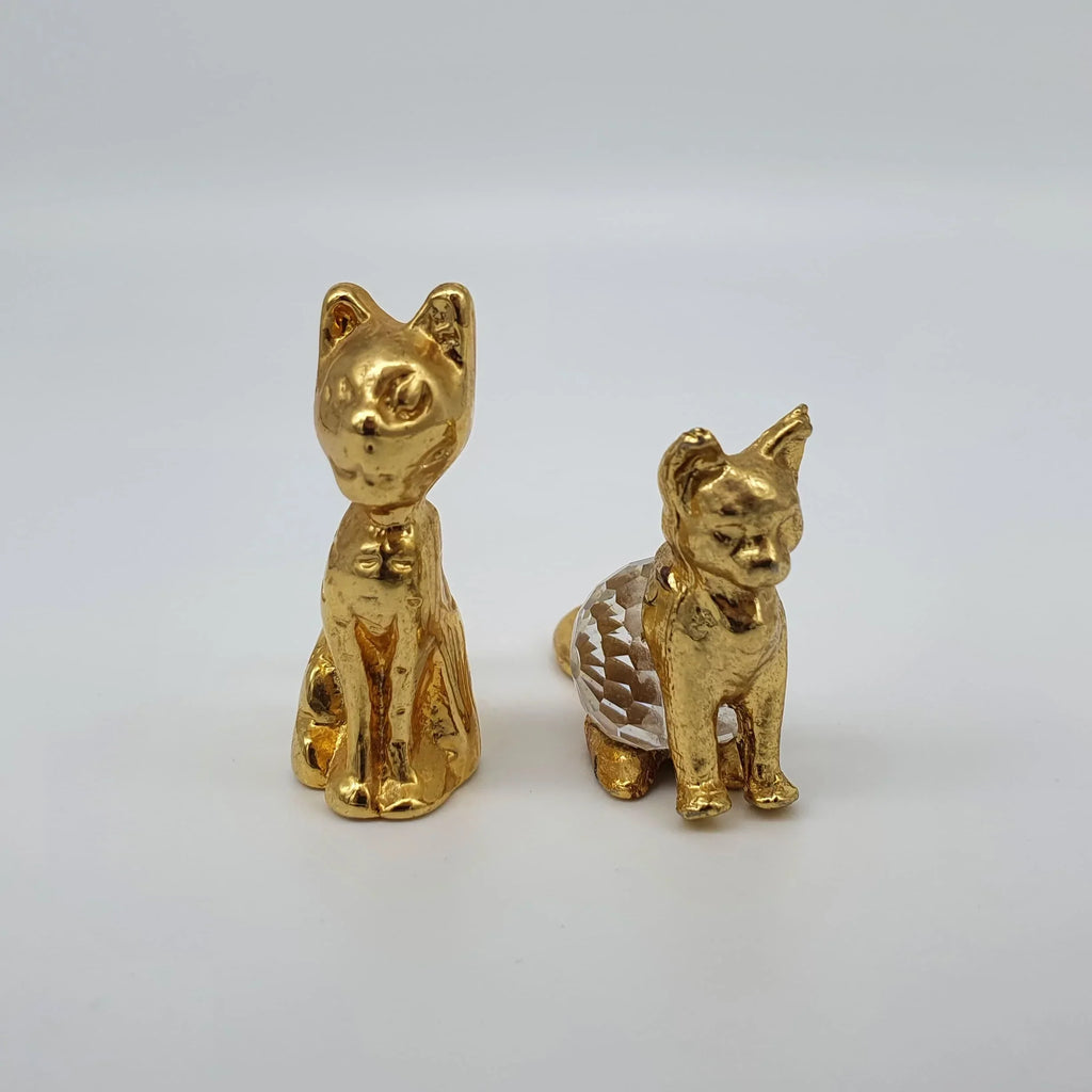 Goldene Messingkatzen, 2 Varianten Sir Mittens