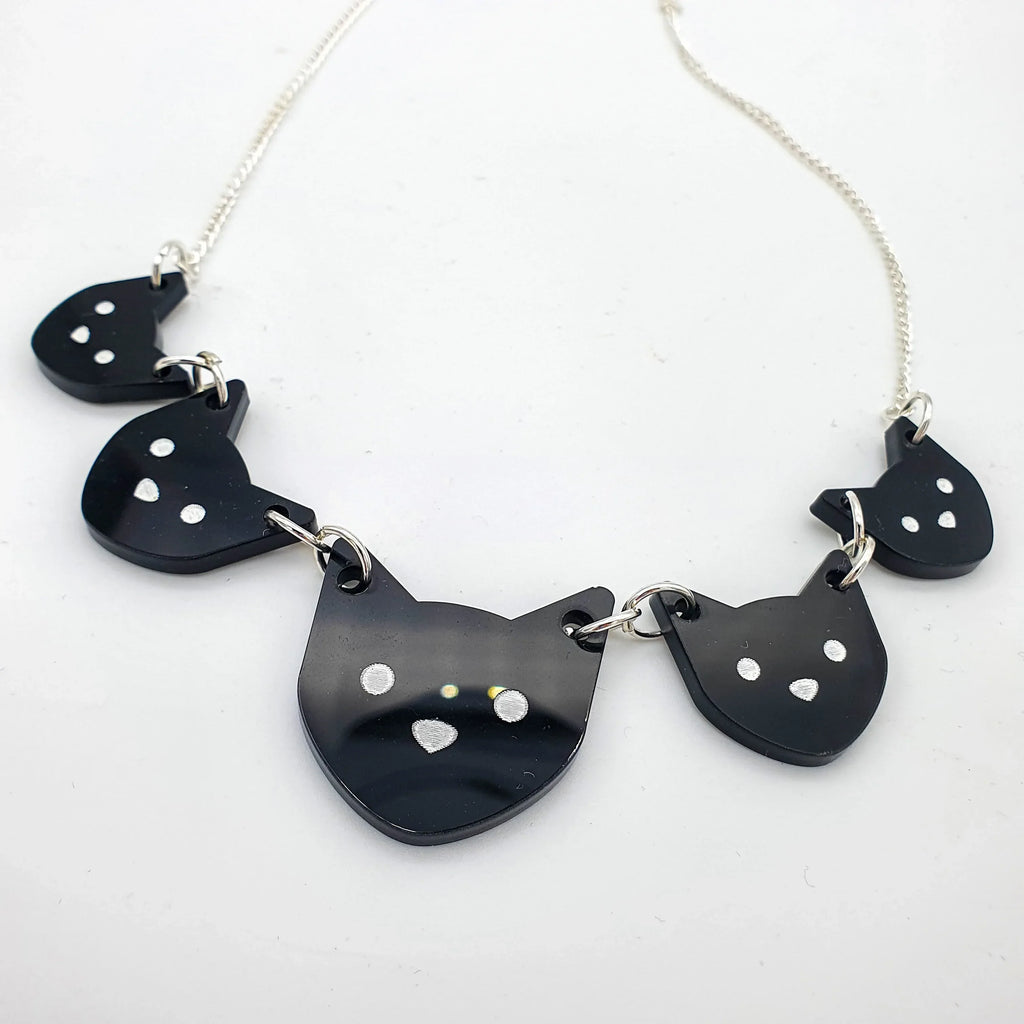 Halskette "Cat Lady", 2 Varianten Sir Mittens