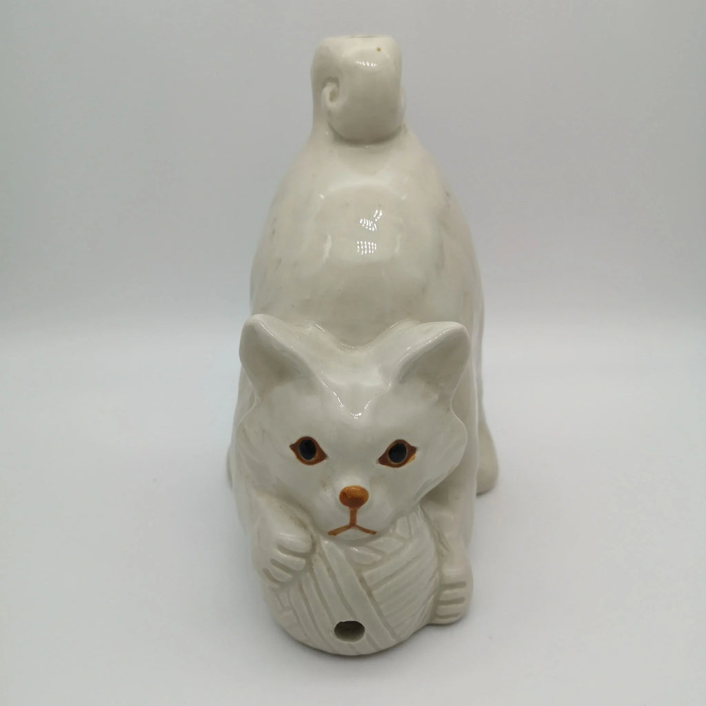 Katzen-Windlicht aus Keramik Sir Mittens