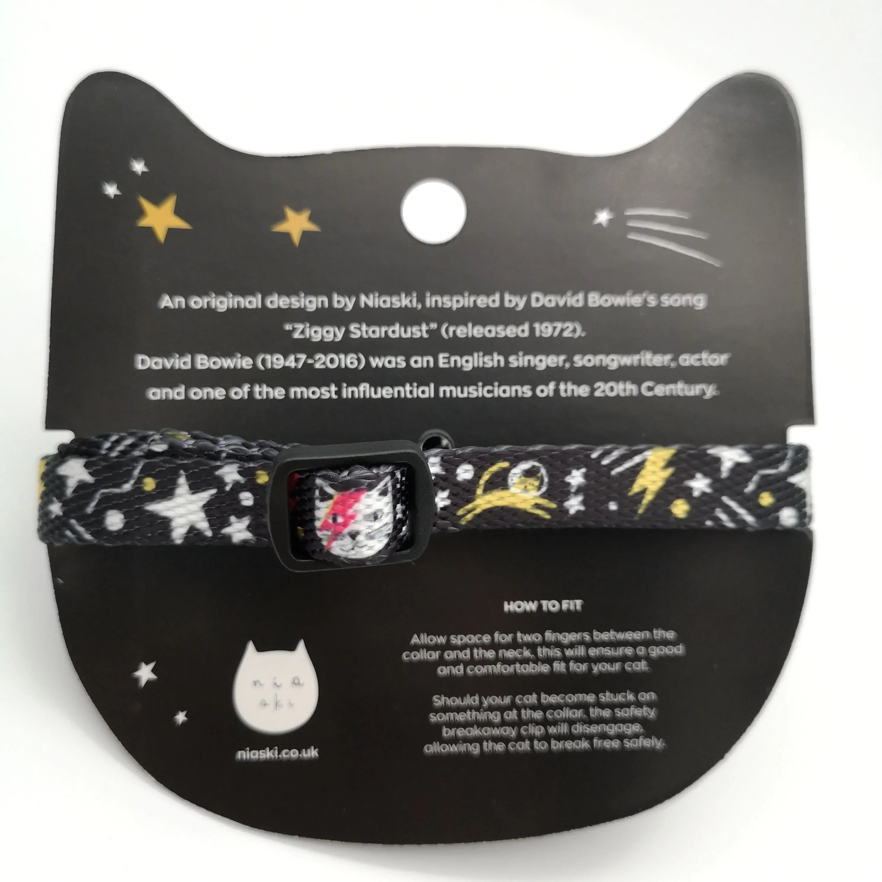 David bowie deals cat collar