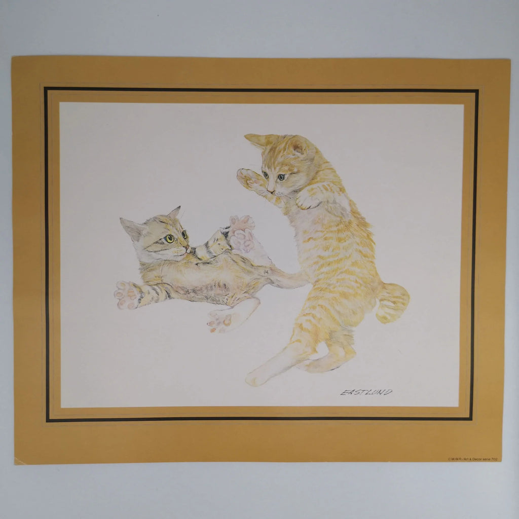 Kunstdruck "Spielende Katzen", Eastlund Sir Mittens