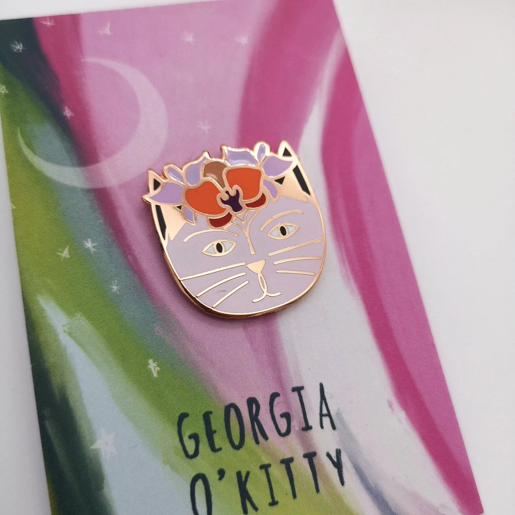 Pin "Georgia O'Kitty" aus Emaille Sir Mittens